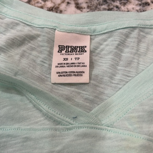 Pink VS Victoria Secret Pink Long Sleeve Shirt Baseball Dog Vintage Bundle Y2K - Picture 5 of 6